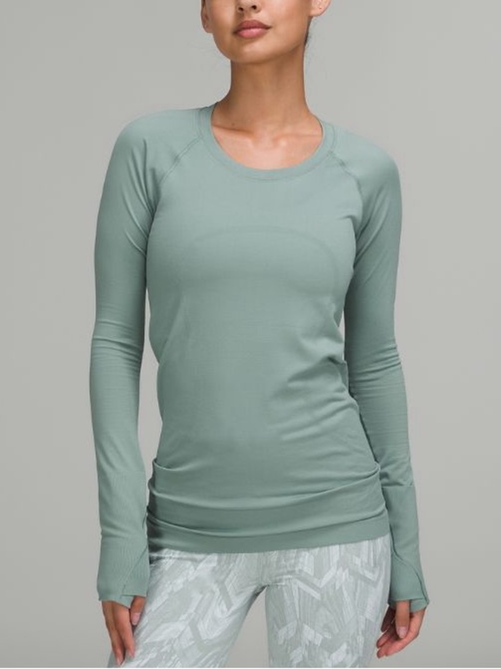 Lululemon Swiftly Tech Long Sleeve 2.0 in Misty Glade SZ 12